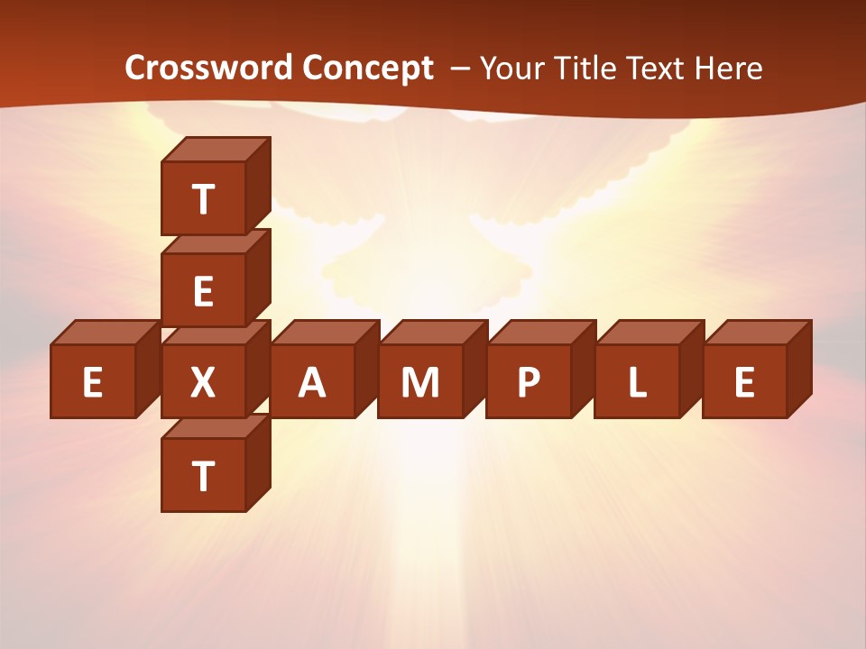 Hope Peace Blue PowerPoint Template