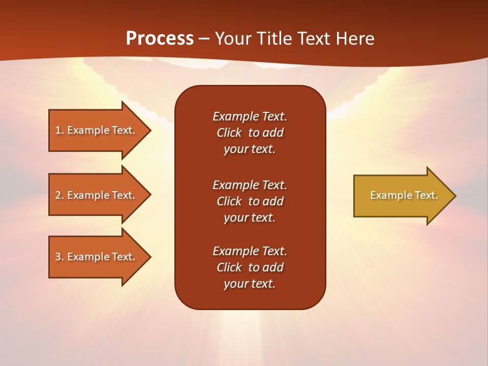 Hope Peace Blue PowerPoint Template