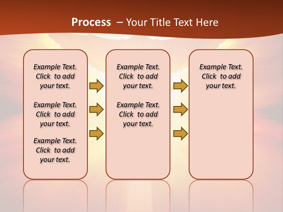 Hope Peace Blue PowerPoint Template