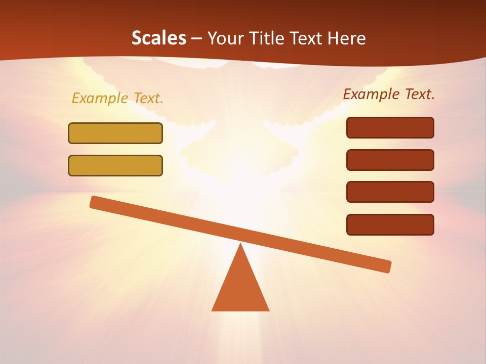 Hope Peace Blue PowerPoint Template