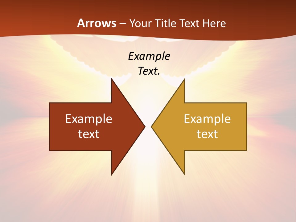 Hope Peace Blue PowerPoint Template