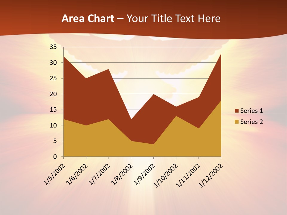 Hope Peace Blue PowerPoint Template