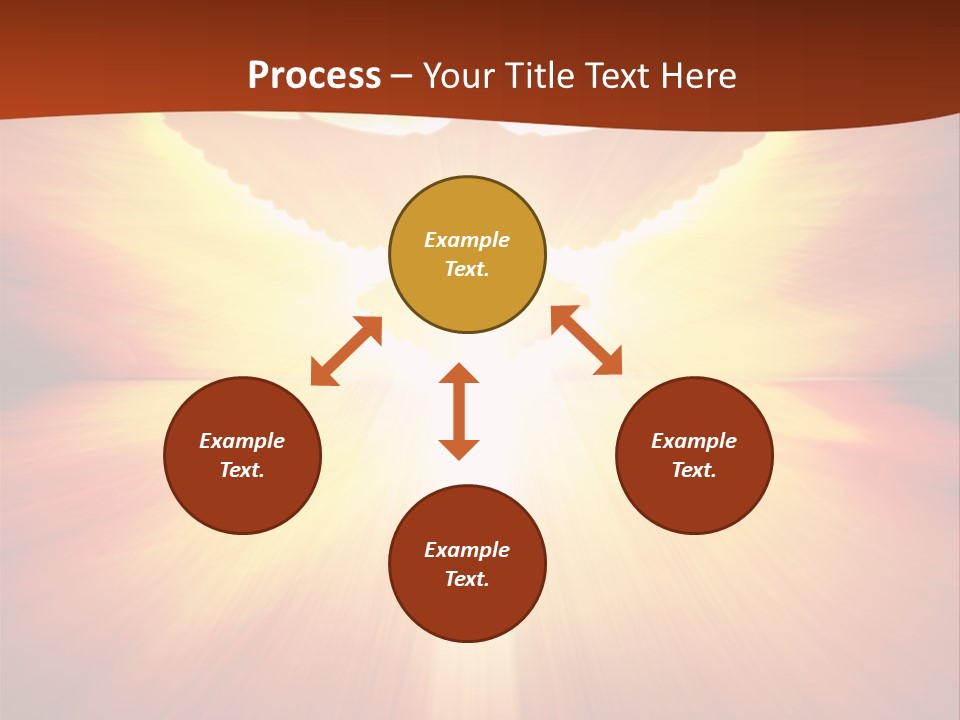 Hope Peace Blue PowerPoint Template