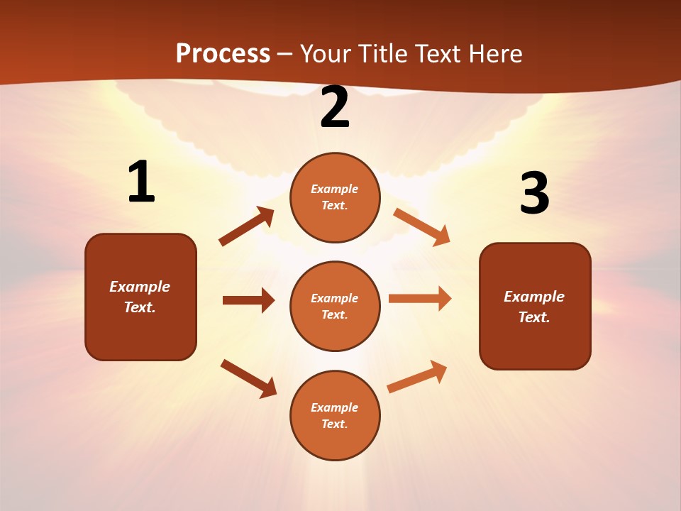 Hope Peace Blue PowerPoint Template