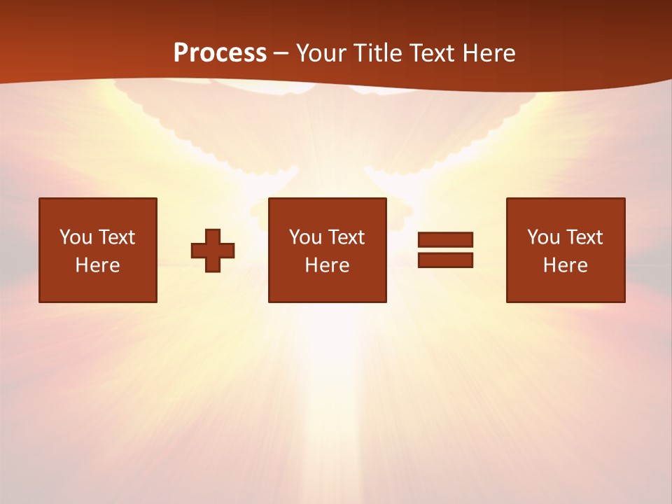 Hope Peace Blue PowerPoint Template