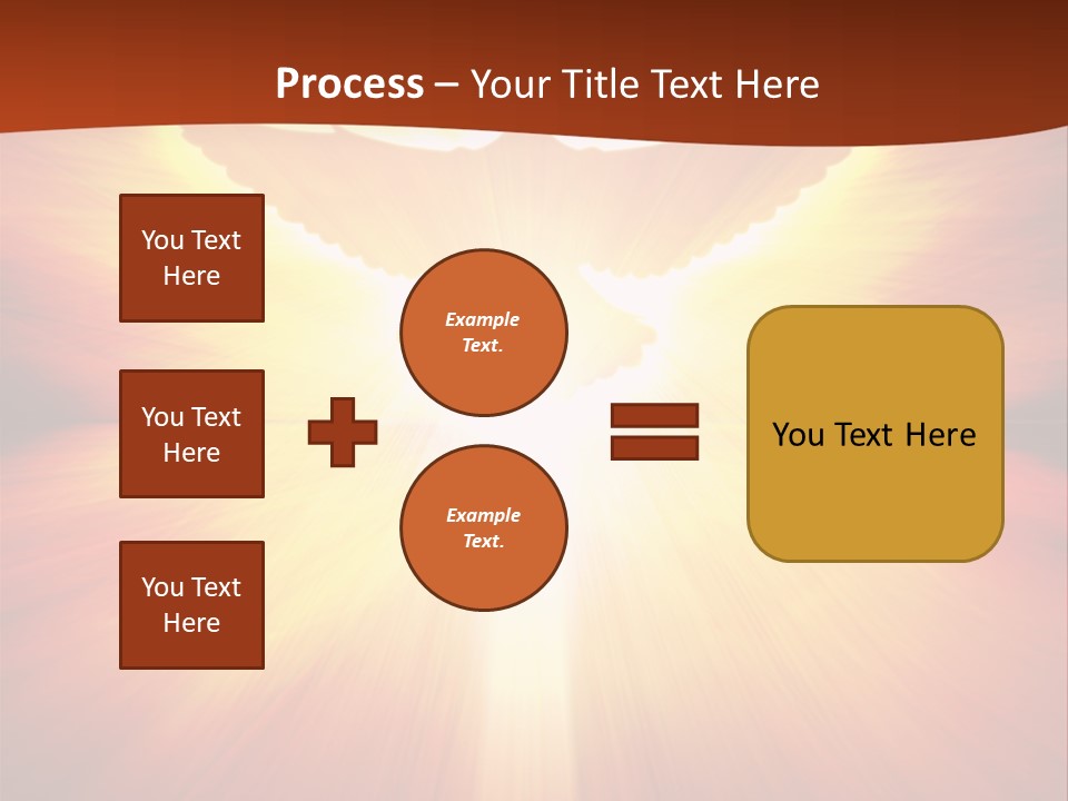 Hope Peace Blue PowerPoint Template