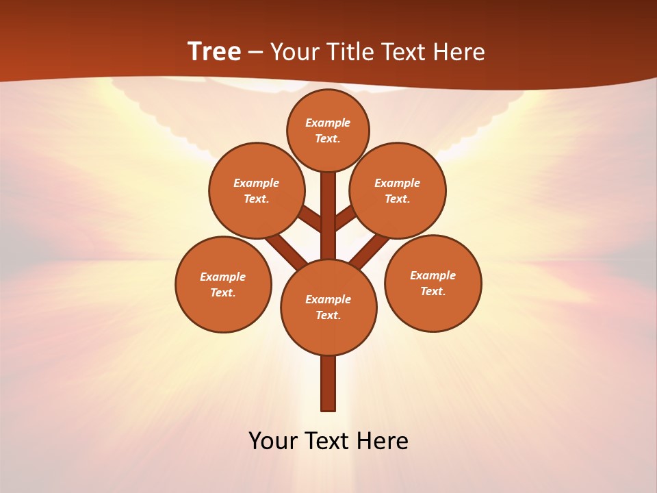 Hope Peace Blue PowerPoint Template