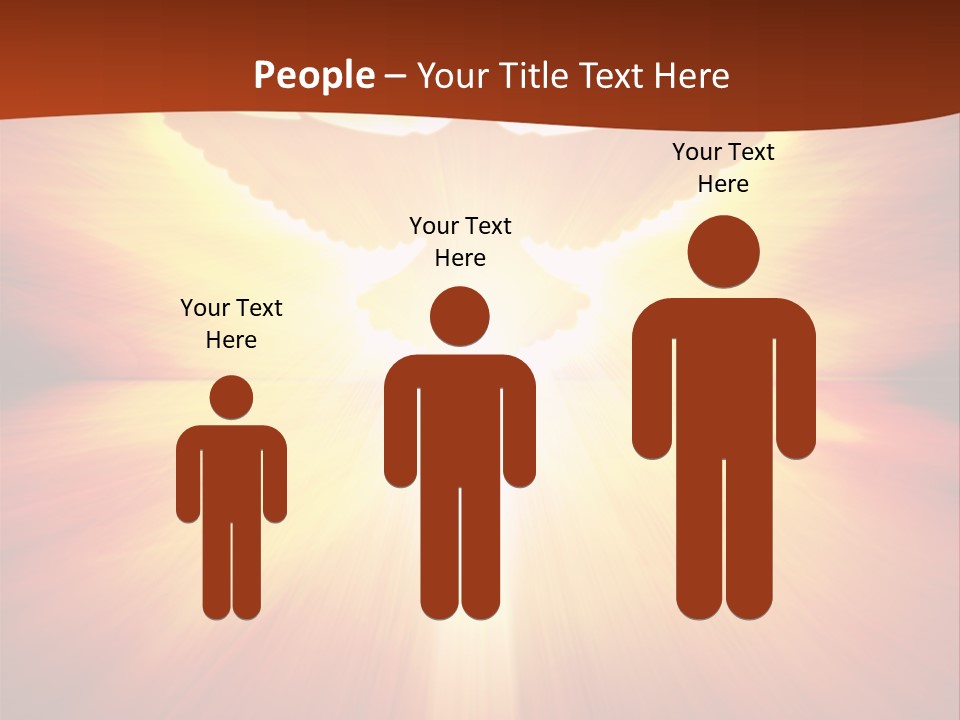 Hope Peace Blue PowerPoint Template