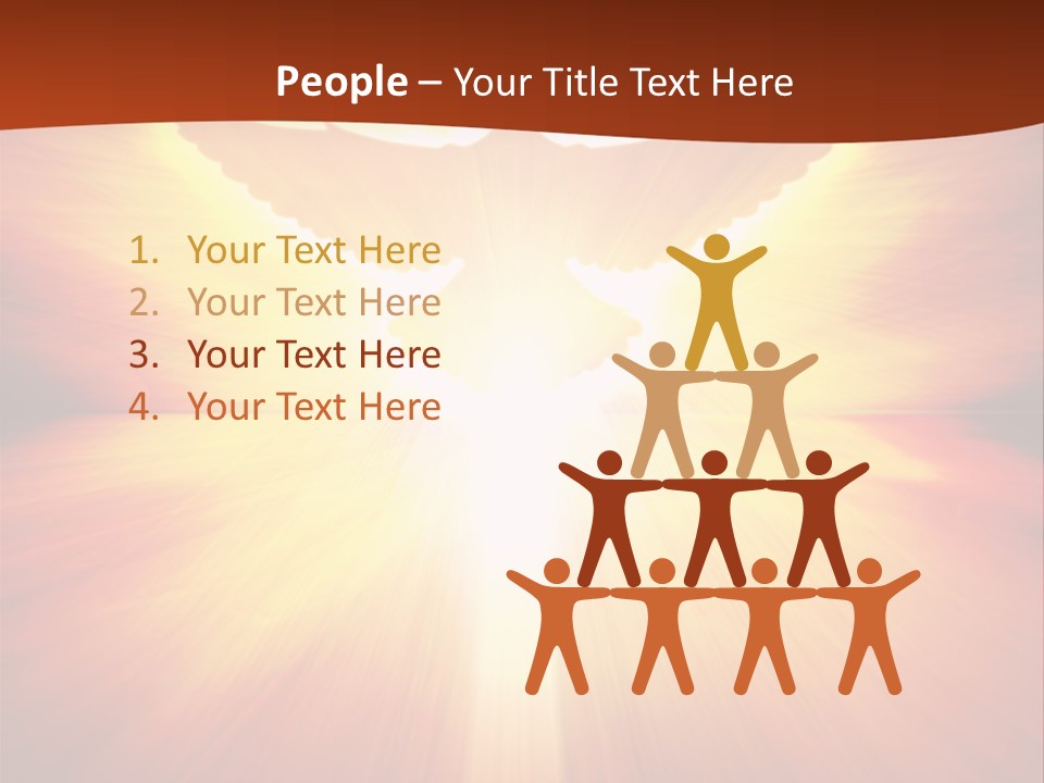 Hope Peace Blue PowerPoint Template