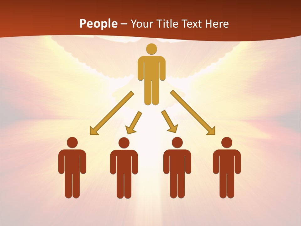 Hope Peace Blue PowerPoint Template