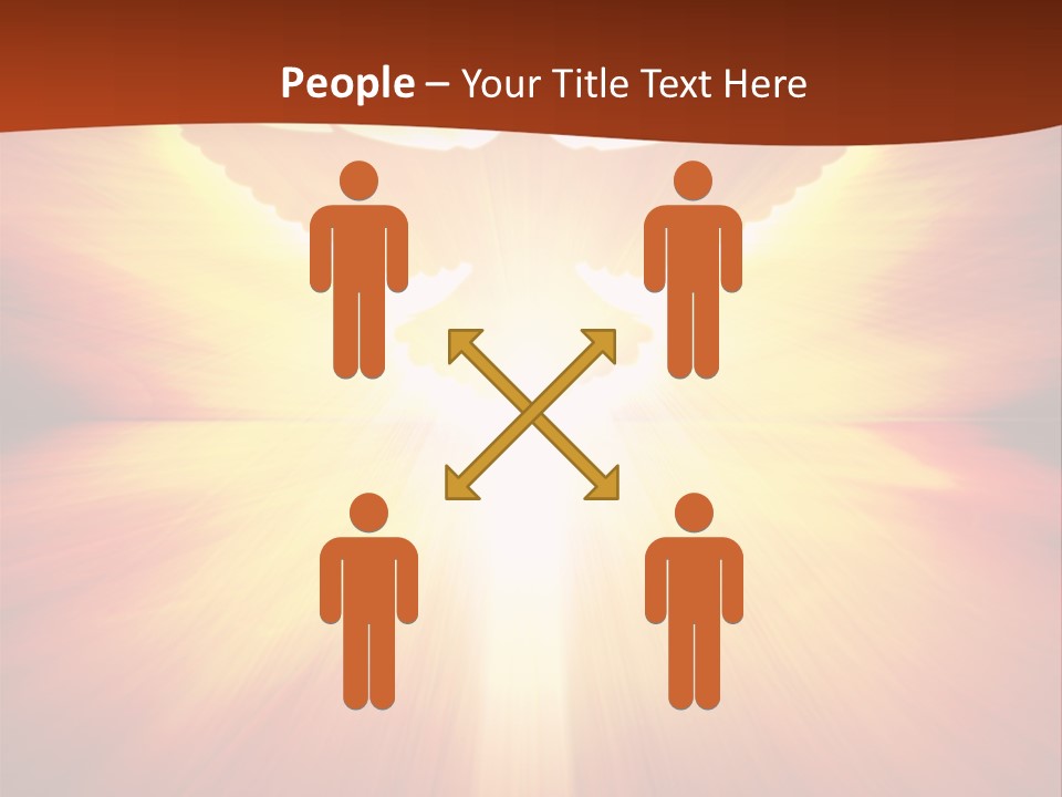 Hope Peace Blue PowerPoint Template