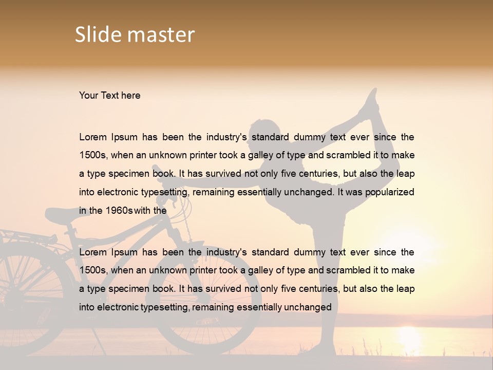 Adult Summer Lifestyle PowerPoint Template