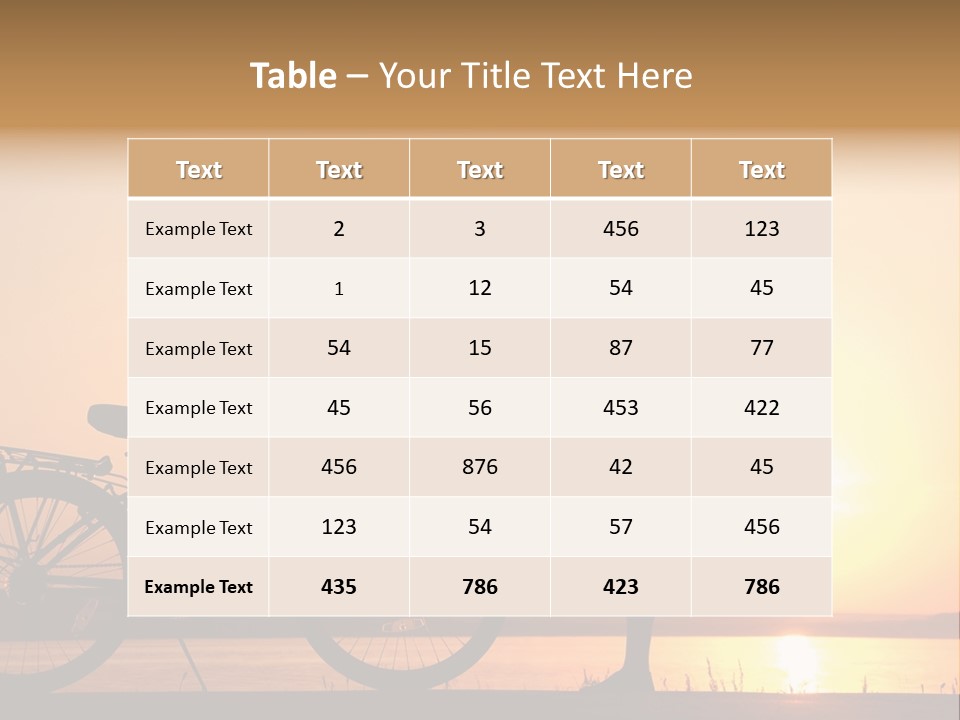 Adult Summer Lifestyle PowerPoint Template