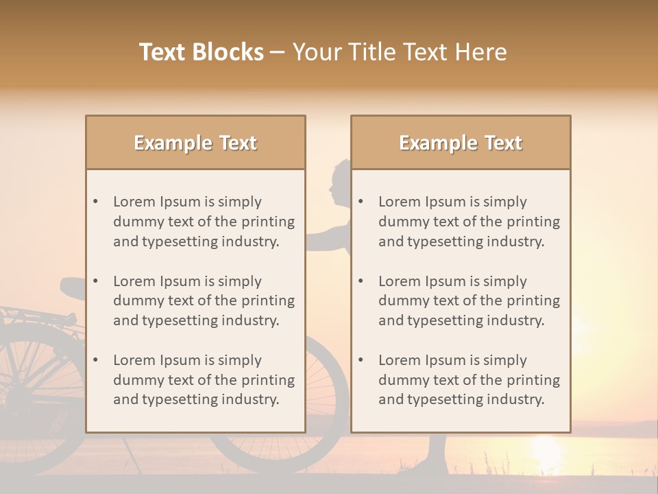 Adult Summer Lifestyle PowerPoint Template