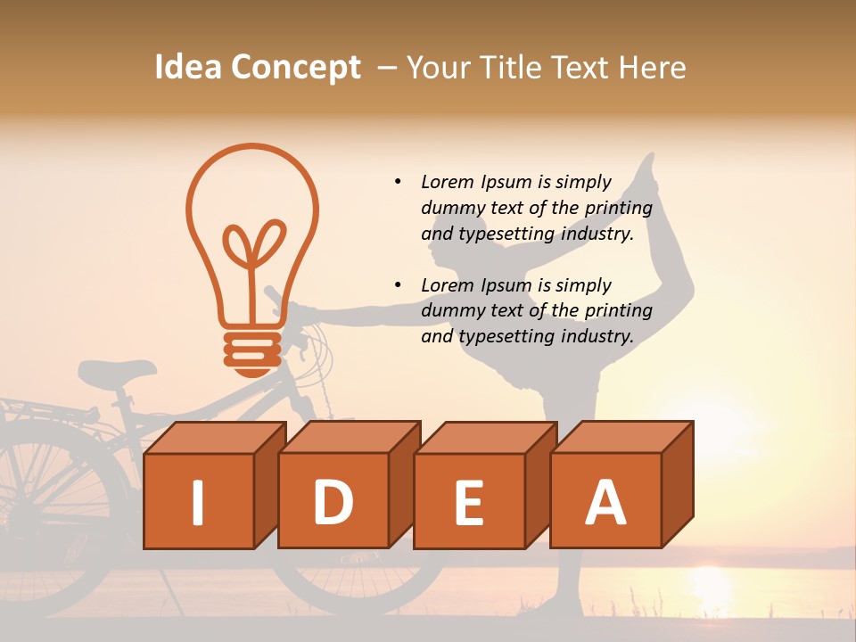 Adult Summer Lifestyle PowerPoint Template