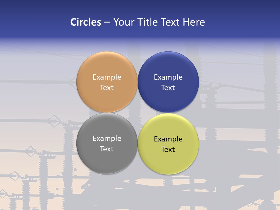 Wiring Blue Pollution PowerPoint Template