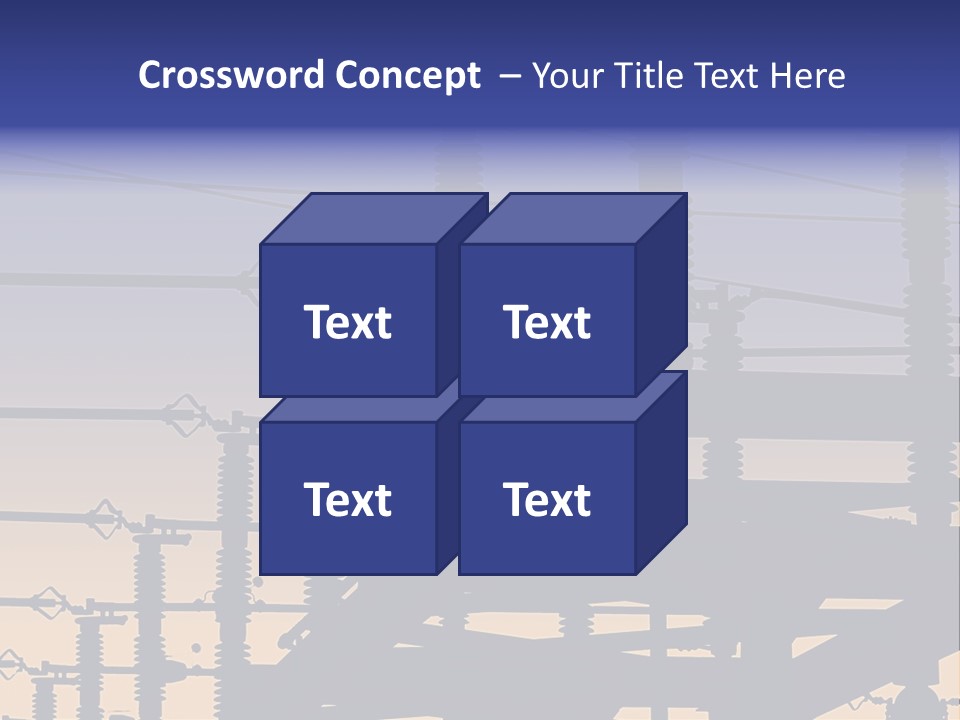 Wiring Blue Pollution PowerPoint Template