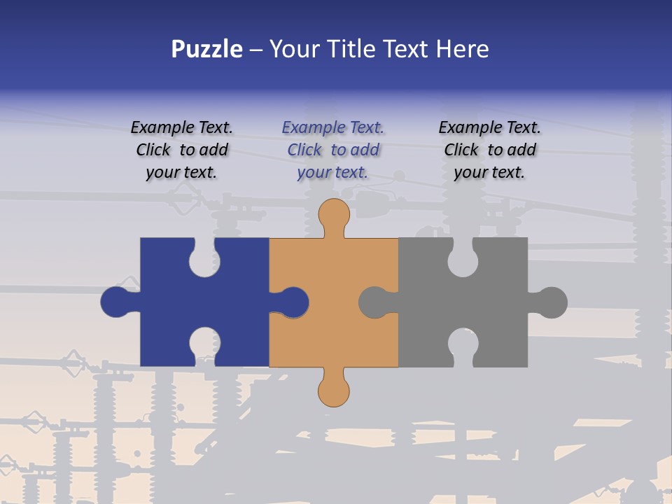 Wiring Blue Pollution PowerPoint Template