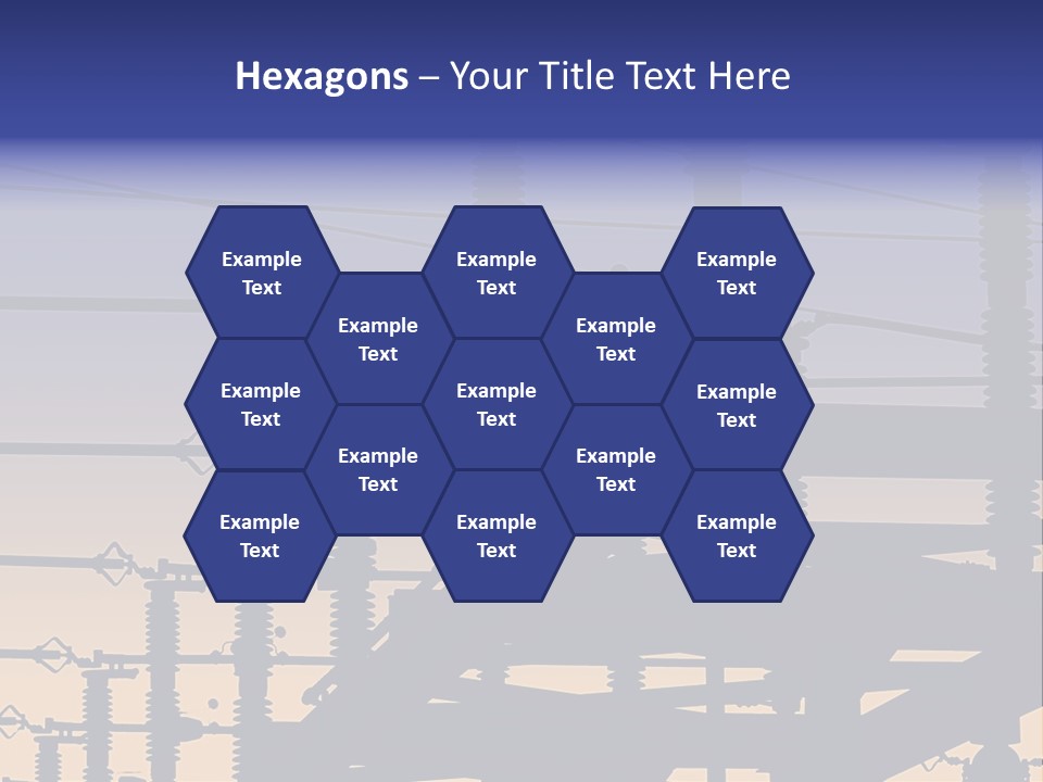 Wiring Blue Pollution PowerPoint Template