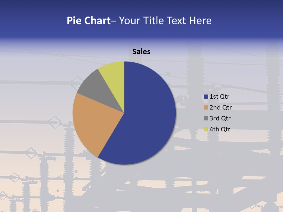 Wiring Blue Pollution PowerPoint Template