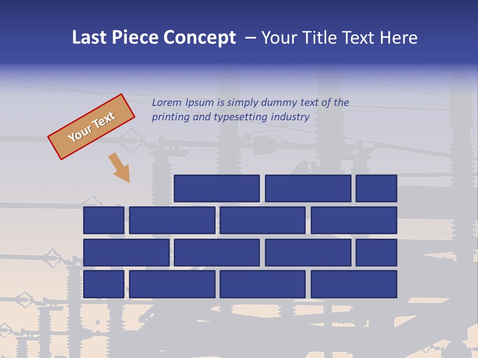 Wiring Blue Pollution PowerPoint Template