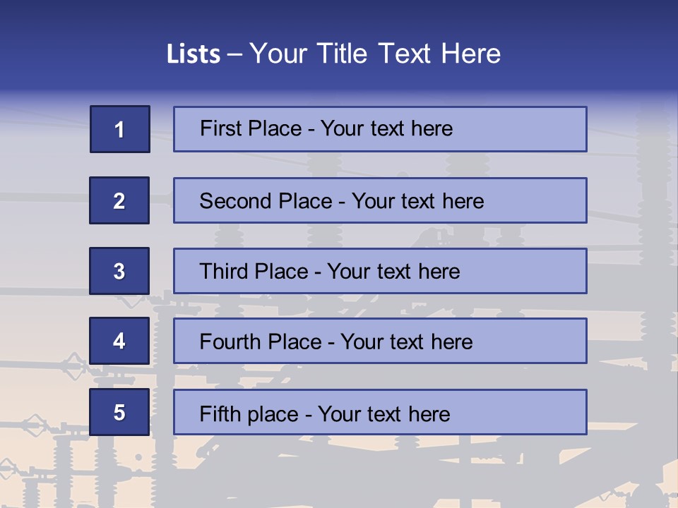 Wiring Blue Pollution PowerPoint Template