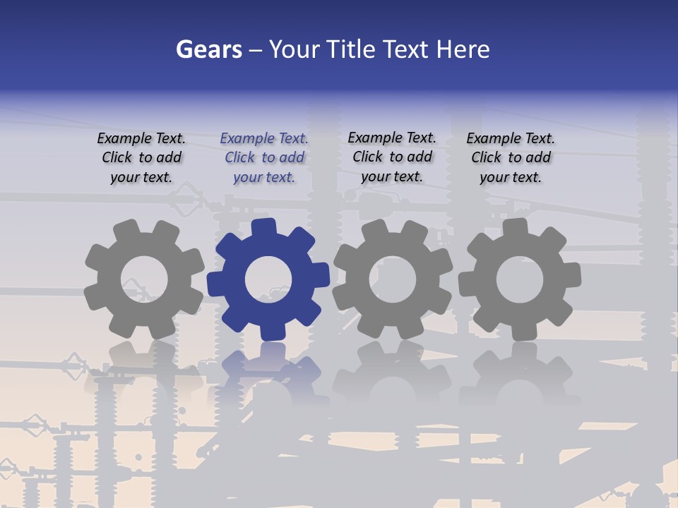 Wiring Blue Pollution PowerPoint Template