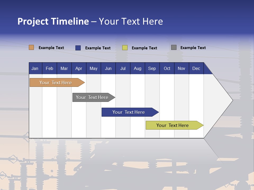 Wiring Blue Pollution PowerPoint Template