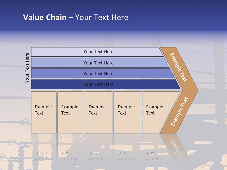 Wiring Blue Pollution PowerPoint Template