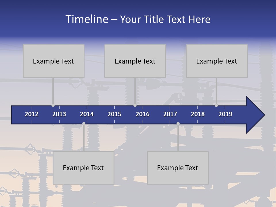 Wiring Blue Pollution PowerPoint Template