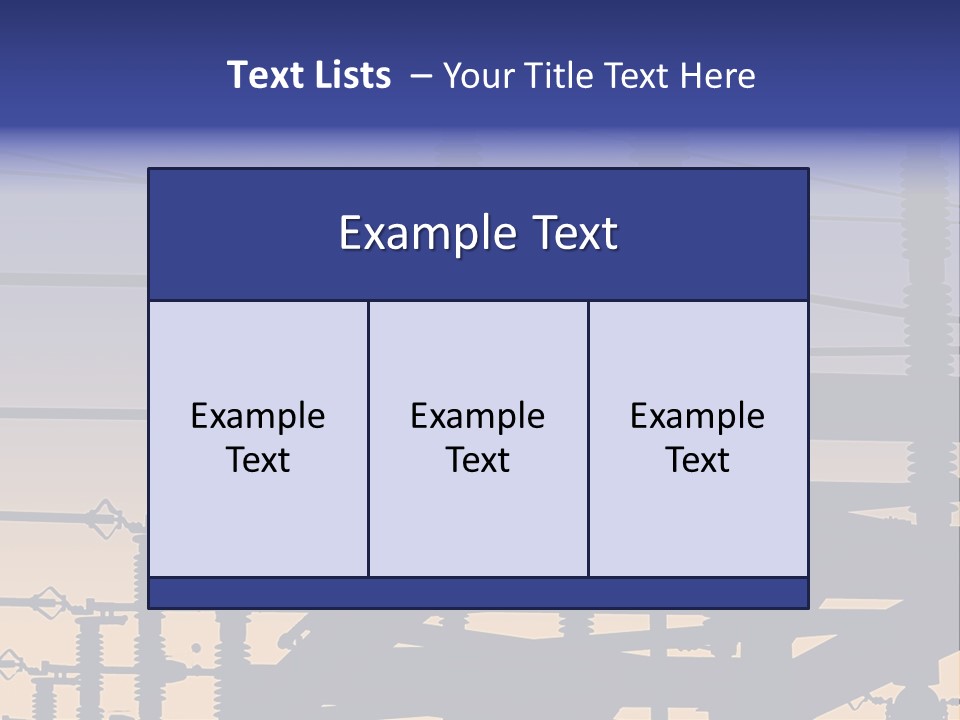 Wiring Blue Pollution PowerPoint Template