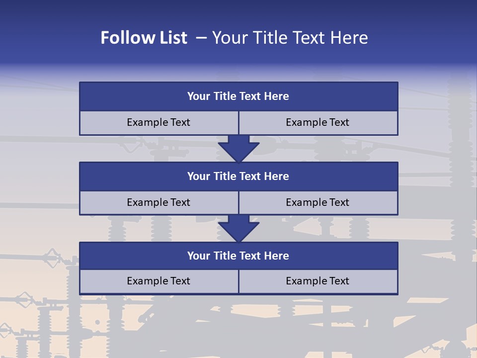 Wiring Blue Pollution PowerPoint Template