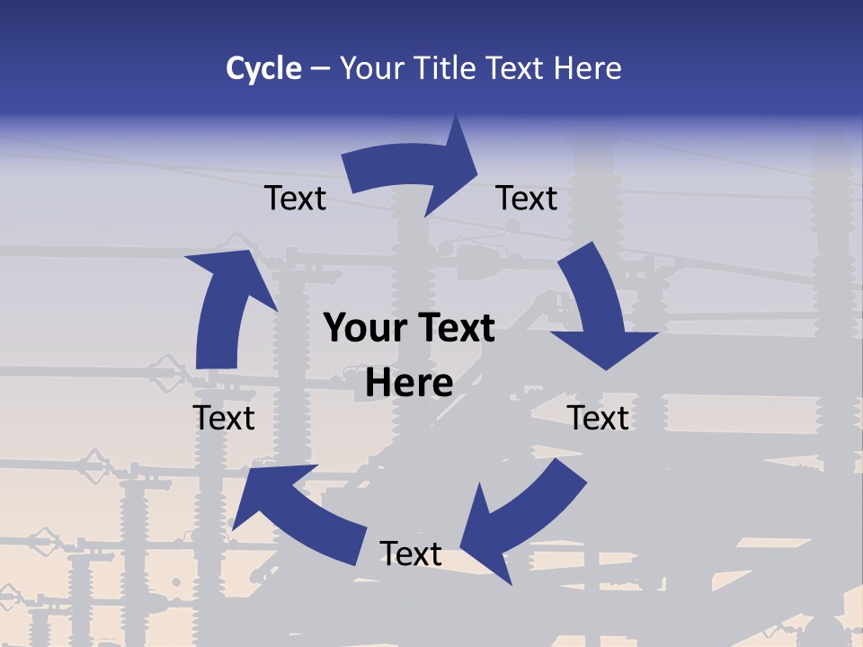 Wiring Blue Pollution PowerPoint Template