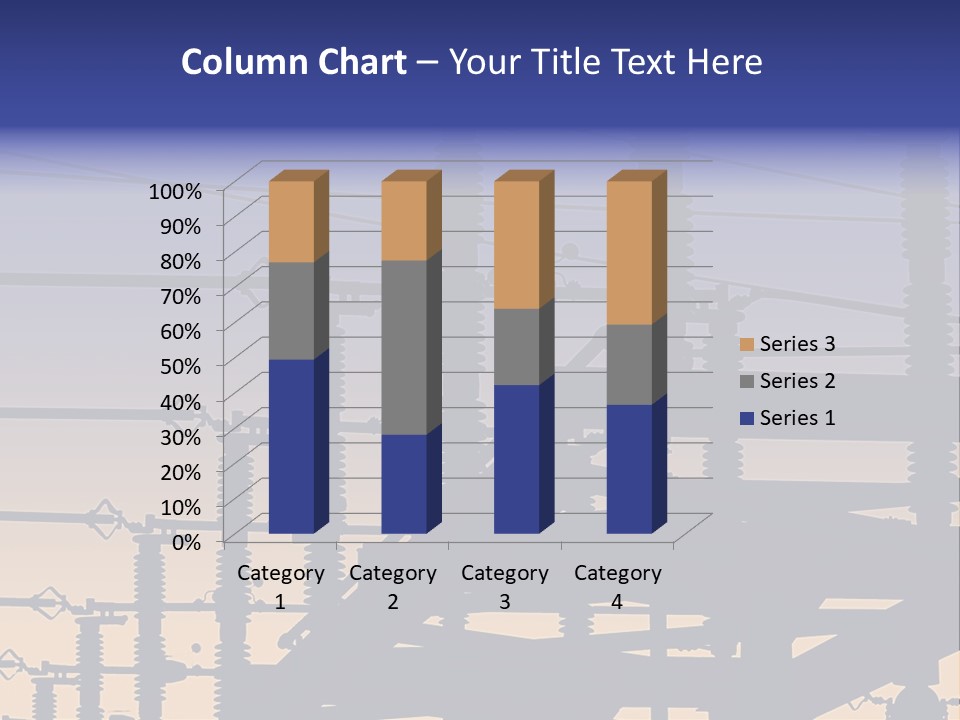 Wiring Blue Pollution PowerPoint Template