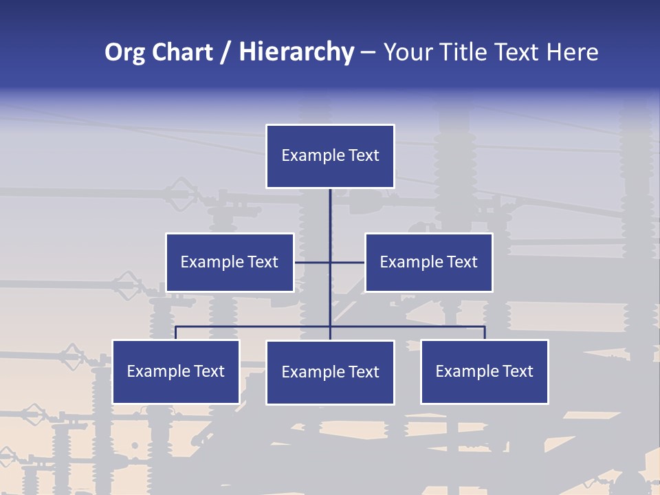 Wiring Blue Pollution PowerPoint Template
