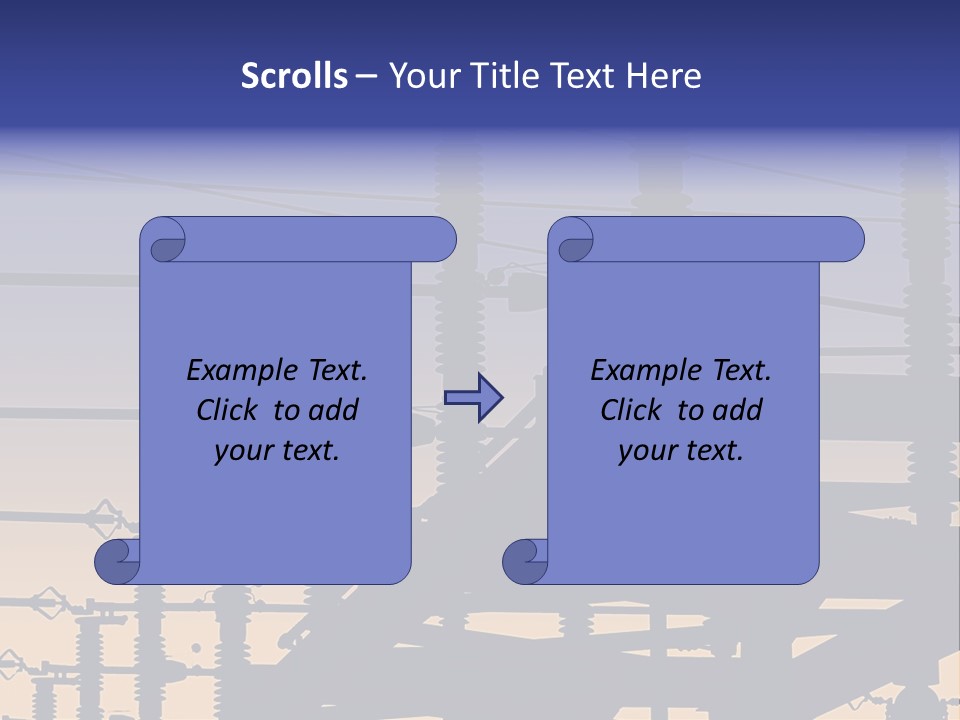 Wiring Blue Pollution PowerPoint Template