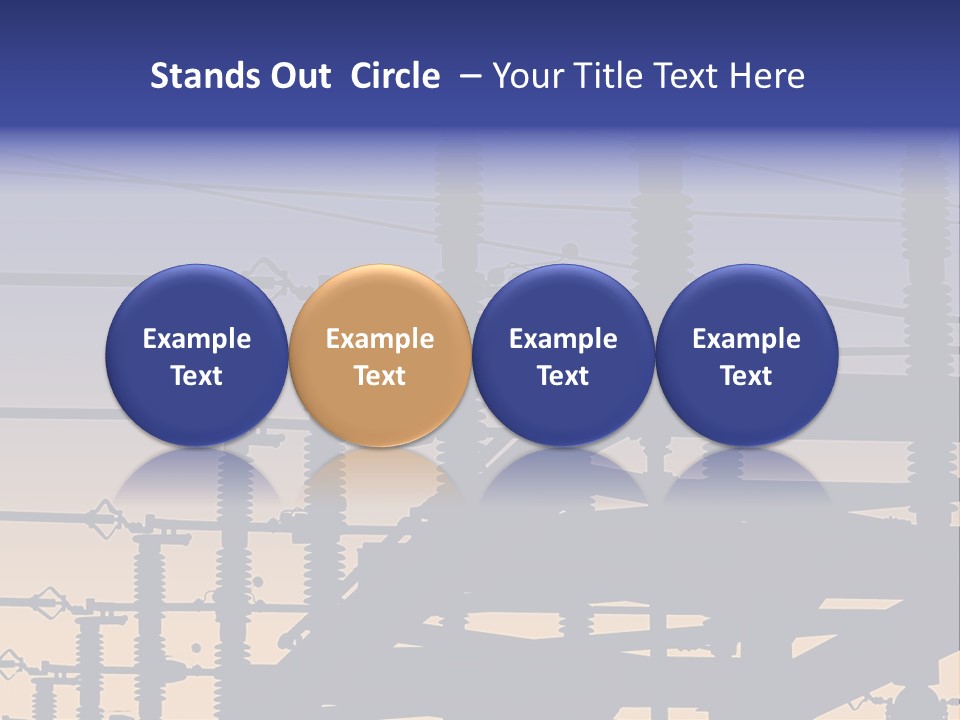 Wiring Blue Pollution PowerPoint Template