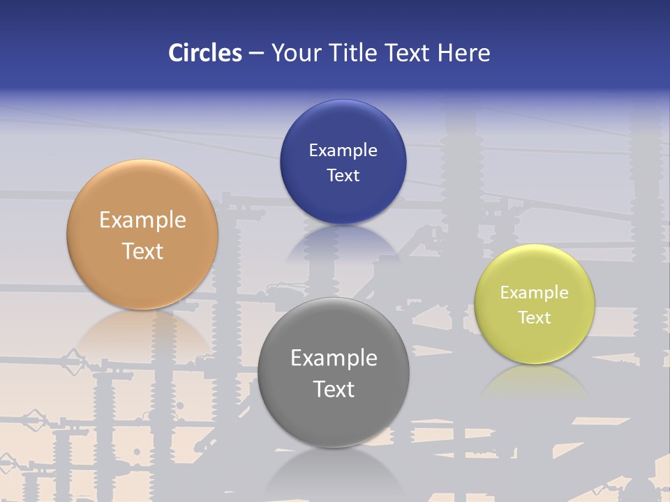 Wiring Blue Pollution PowerPoint Template