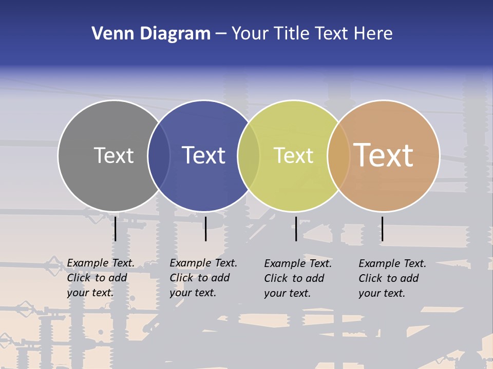 Wiring Blue Pollution PowerPoint Template
