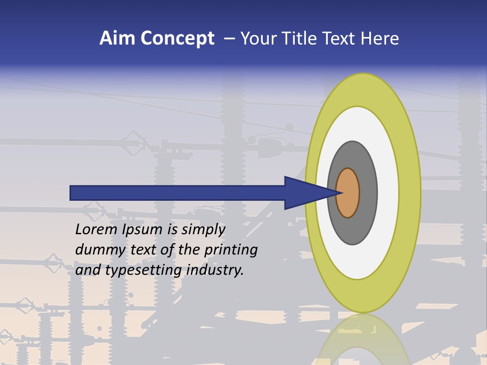 Wiring Blue Pollution PowerPoint Template