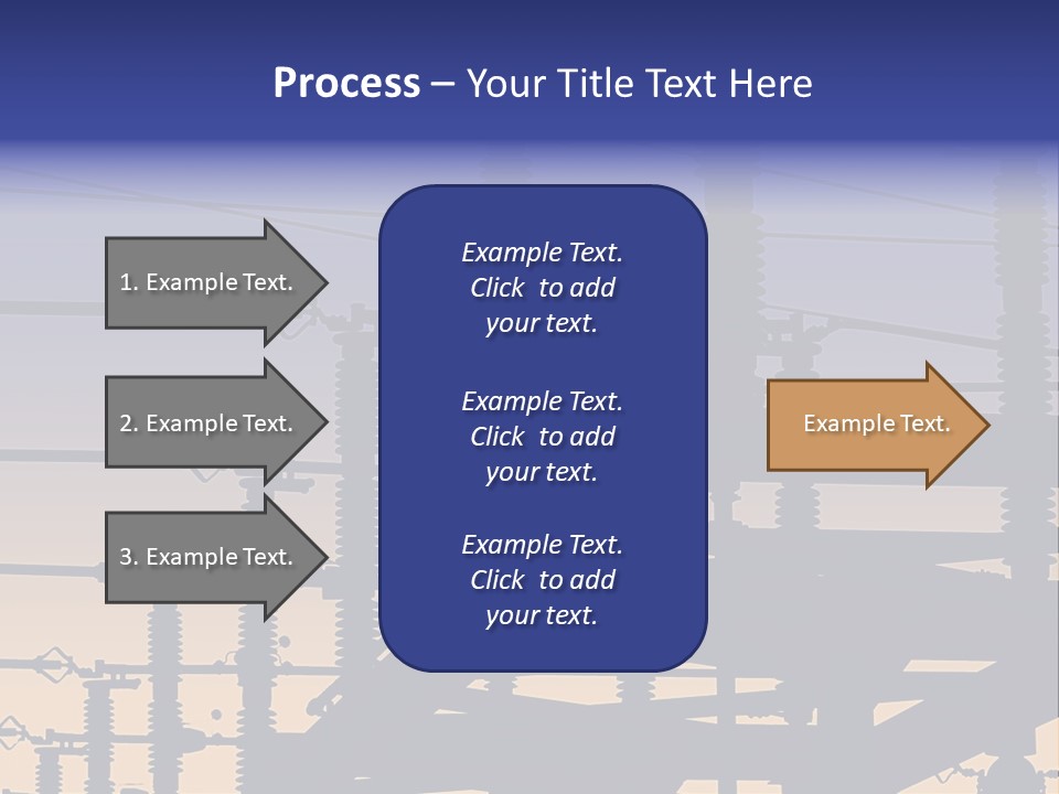Wiring Blue Pollution PowerPoint Template