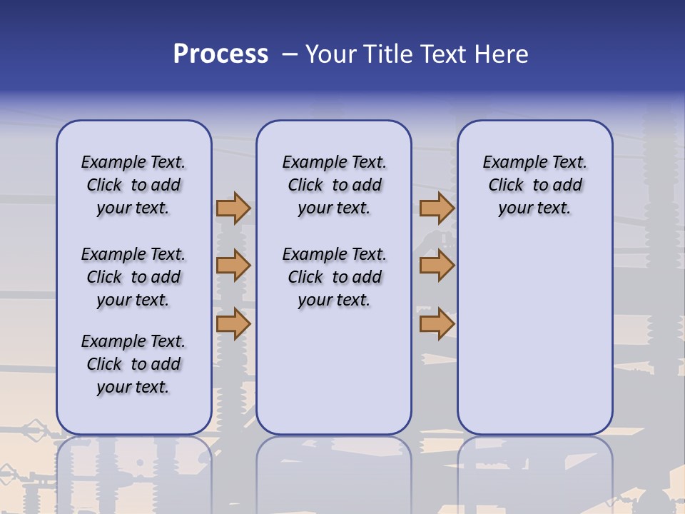 Wiring Blue Pollution PowerPoint Template