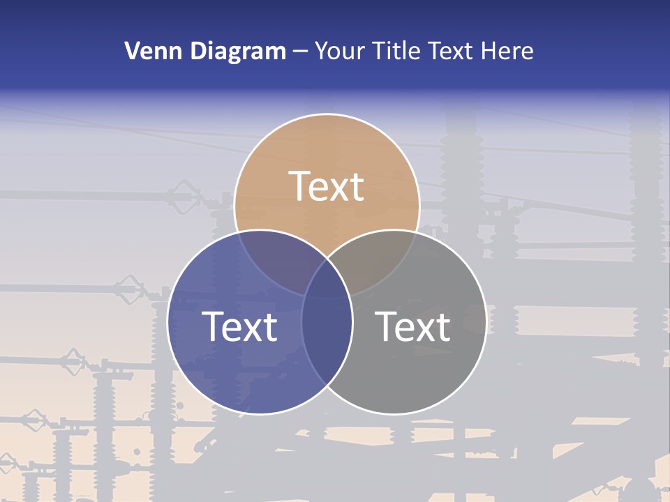 Wiring Blue Pollution PowerPoint Template