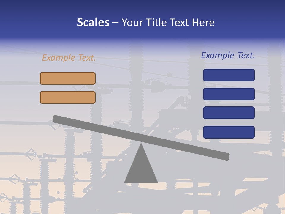 Wiring Blue Pollution PowerPoint Template