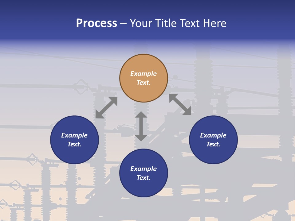 Wiring Blue Pollution PowerPoint Template