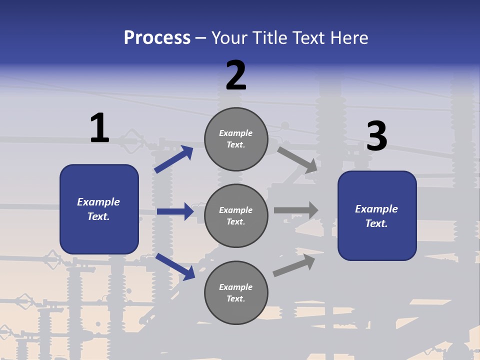 Wiring Blue Pollution PowerPoint Template