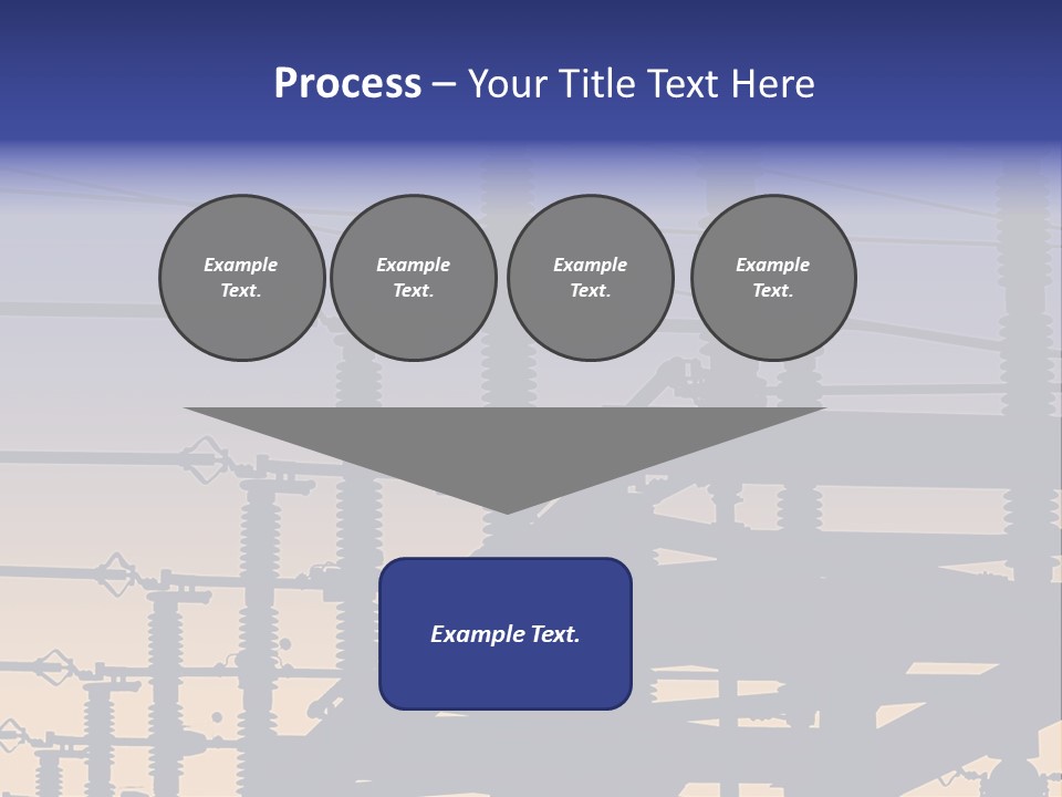 Wiring Blue Pollution PowerPoint Template