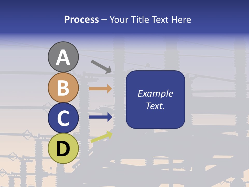 Wiring Blue Pollution PowerPoint Template