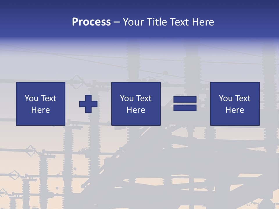 Wiring Blue Pollution PowerPoint Template
