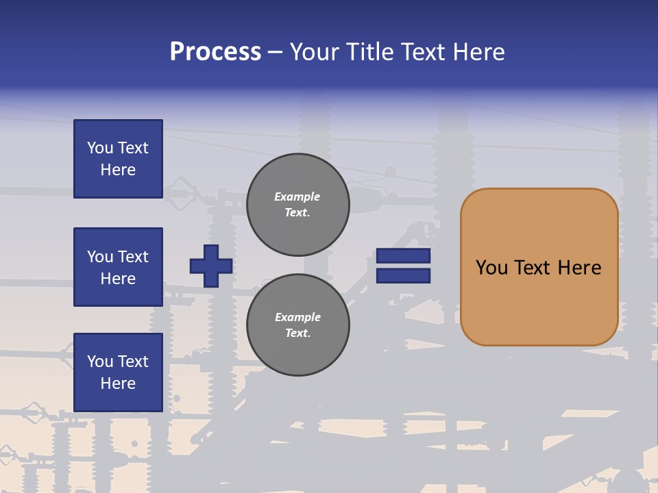 Wiring Blue Pollution PowerPoint Template